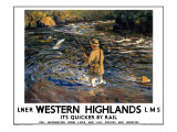 Western Highlands Giclee Print by Arthur James Wether Burgess