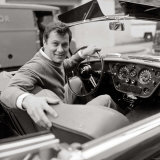 Tony Curtis Sitting in a 1938 Green Bentley Driven in the James Bond Film "From Russia with Love" Photographic Print
