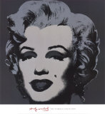 Marilyn Monroe, 1967 (black) Art by Andy Warhol