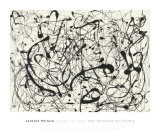 Nr. 14 (Grau) Kunstdrucke von Jackson Pollock