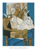 Breakfast, 1914 Affiches par Juan Gris