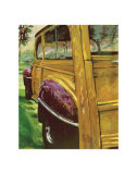 Purple Fenders Print by Norm Daniels