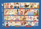 America's Alphabet Lámina por Catrina Genovese