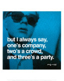 Andy Warhol - Bir Parti Var (Three's a Party) - Poster Andy Warhol - Bir Parti Var (Three's a Party) - Poster