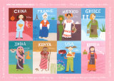 Les différentes façons de dire bonjour dans le monde Posters par Catrina Genovese