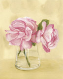 Pink Roses in Vase Prints by Cuca Garcia