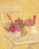 Flowers on Chair Pósters por David Col Flowers on Chair Pósters por David Col