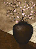 Cherry Blossom in Vase Poster by Jo Parry