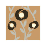 Fiori Apricot Poster von Denise Duplock