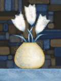 Three White Tulips Prints by Jo Parry