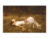 Ophelia, c.1889 Poster by John William Waterhouse