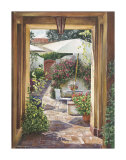 Courtyard Passage Poster by William Mangum Courtyard Passage Poster by William Mangum