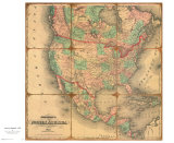 American Republic, 1842 Affiches par Johnson & Ward 