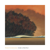 Under a Red Sky I Art by Wade Koniakowsky