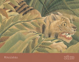 Tiger in a Tropical Storm (Surprised!), 1891 (detail) Affiches par Henri Rousseau