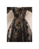 Black Dress Drawing Posters by Richard Nott