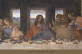 The Last Supper, 1498 (post-restoration) (detail) Affiches par Leonardo da Vinci 