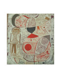 Printed Sheet with Pictures, 1937 Affiches par Paul Klee