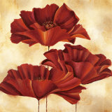 Three Poppies I Posters par Nicola Rabbett