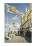 Hotel des Roches Noires, Trouville.  1870 Prints by Claude Monet