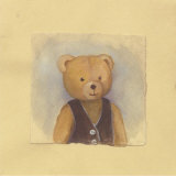 Bear with Brown Vest Posters par Catherine Becquer