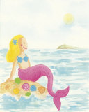 Mermaid Posters by Clara Almeida