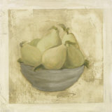 Bowl of Pears Poster by Stela Klein