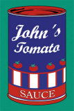 John's Tomato Sauce Affiches par Santiago Poveda