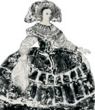 Women in Black and White Dress Láminas por Pierre Vermont Women in Black and White Dress Láminas por Pierre Vermont