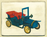 Blue Car Posters by Catherine Becquer