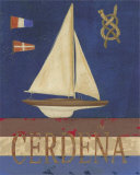 Cerdena Sailboat Print by Jose Gomez