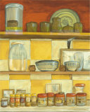 Shelves with Spices and Bowls Arte por Steven Norman Shelves with Spices and Bowls Arte por Steven Norman