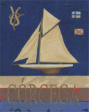 Corcega Sailboat Affiches par Jose Gomez