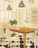 Kitchen Scene with Clock Posters par Steven Norman