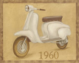 1960 Scooter Posters by Lucciano Simone
