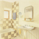 Baño Póster por Steven Norman Baño Póster por Steven Norman