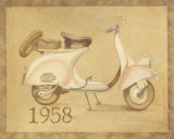 1958 Scooter Prints by Lucciano Simone