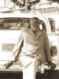 Man Sitting on Car Láminas por Nelson Figueredo