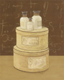 Hat Box and Bottles Affiches par Cuca Garcia