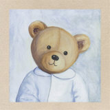 Bear with Blue Shirt Prints by Catherine Becquer