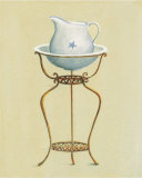 Wash Stand with Basin and Pitcher Posters by Mar Alonso