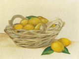 Basket of Lemons Posters by Klaus Gohlke