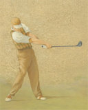 Golfer V Print by Jose Gomez