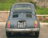 Back View of Grey Car Posters by Nelson Fiqueredo