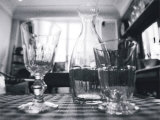Glasses and Decanter Posters par Francisco Fernandez