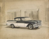 Black and White Car Art par Lucciano Simone