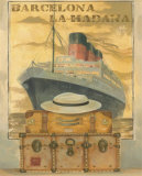 Ship, Barcelona and La Habana Prints by Mar Alonso