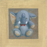 Blue Elephant Affiches par Catherine Becquer