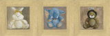 Bunny, Elephant, and Lion Affiches par Catherine Becquer