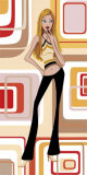 Girl with Yellow Halter Top Posters by Santiago Poveda